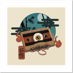 Yokai Cassette Tape Posters and Art